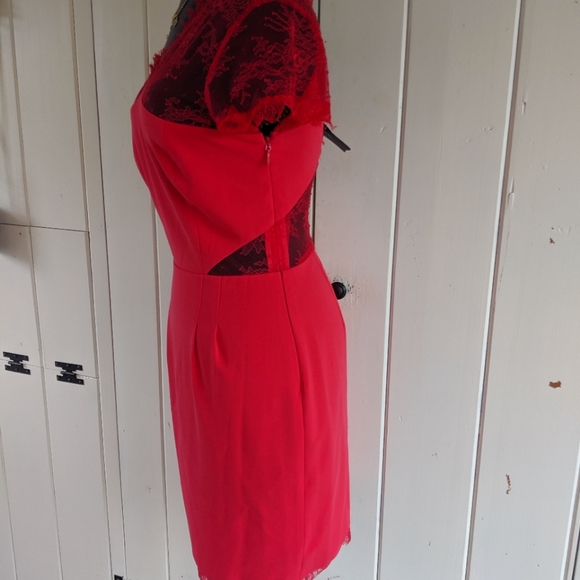 SOLD ❤️BCBGMAXAZRIA lace dress NWT sz 4 - Picture 5 of 12